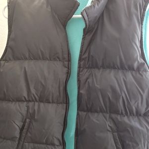 Womens Puffer Vest Reversible Small